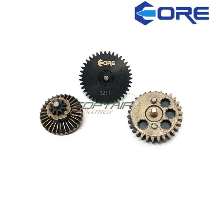 32:1 cnc steel gear set core (cr-co-08-06) 32:1 cnc steel gear set core (cr-co-08-06)