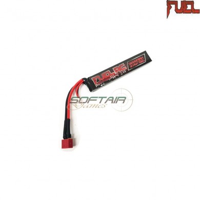 Batteria lipo deans 7.4x1200 15c stick type fuel rc (fl-7.4x1200-ds)