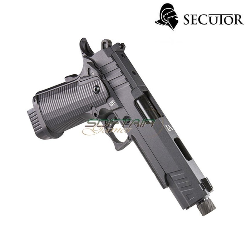 Pistola a co2 ludus vi black blowback secutor (sr-sal0001) Pistola a co2 ludus vi black blowback secutor (sr-sal0001)