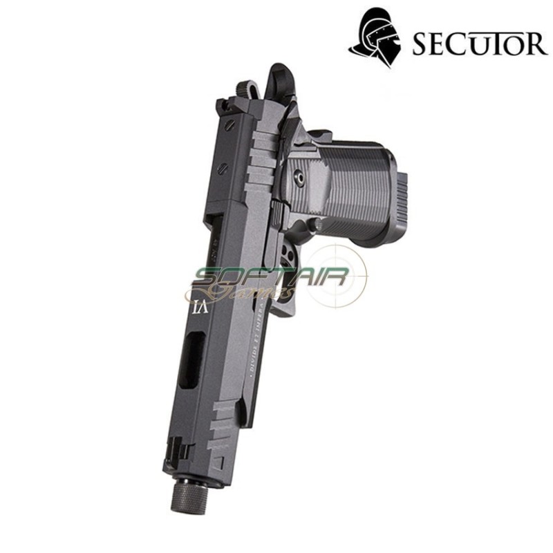 Pistola a co2 ludus vi black blowback secutor (sr-sal0001) Pistola a co2 ludus vi black blowback secutor (sr-sal0001)