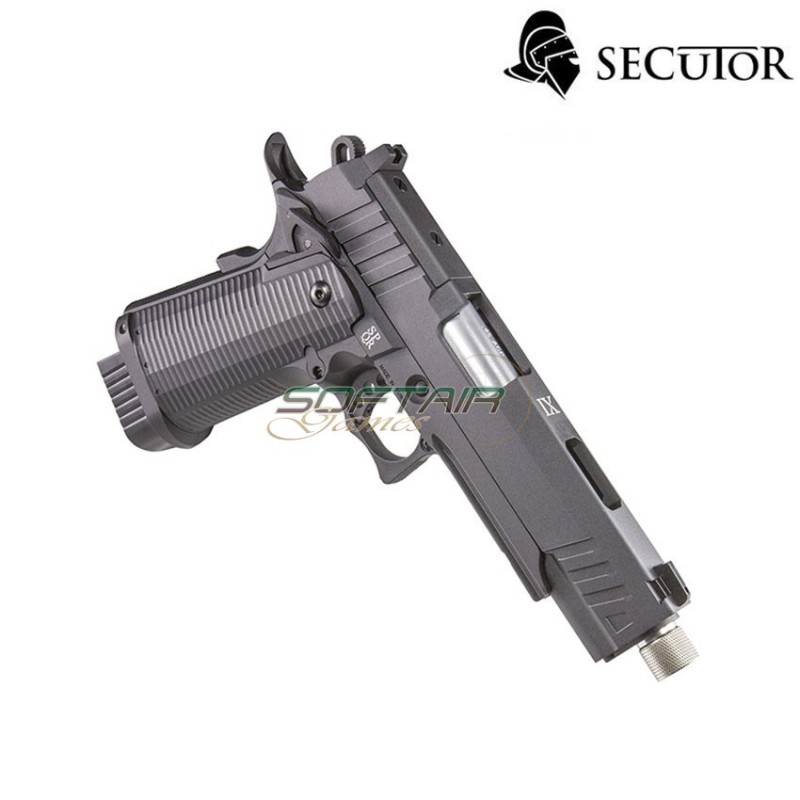 Pistola a co2 ludus xi silver blowback secutor (sr-sal0003)