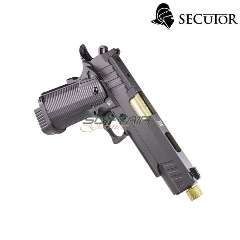 Co2 pistol ludus iii gold blowback secutor (sr-sal0002) Co2 pistol ludus iii gold blowback secutor (sr-sal0002)