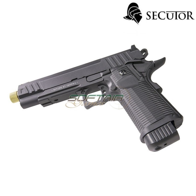 Co2 pistol ludus iii gold blowback secutor (sr-sal0002) Co2 pistol ludus iii gold blowback secutor (sr-sal0002)
