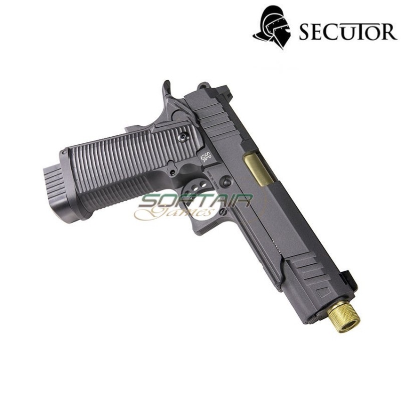 Co2 pistol ludus iii gold blowback secutor (sr-sal0002) Co2 pistol ludus iii gold blowback secutor (sr-sal0002)