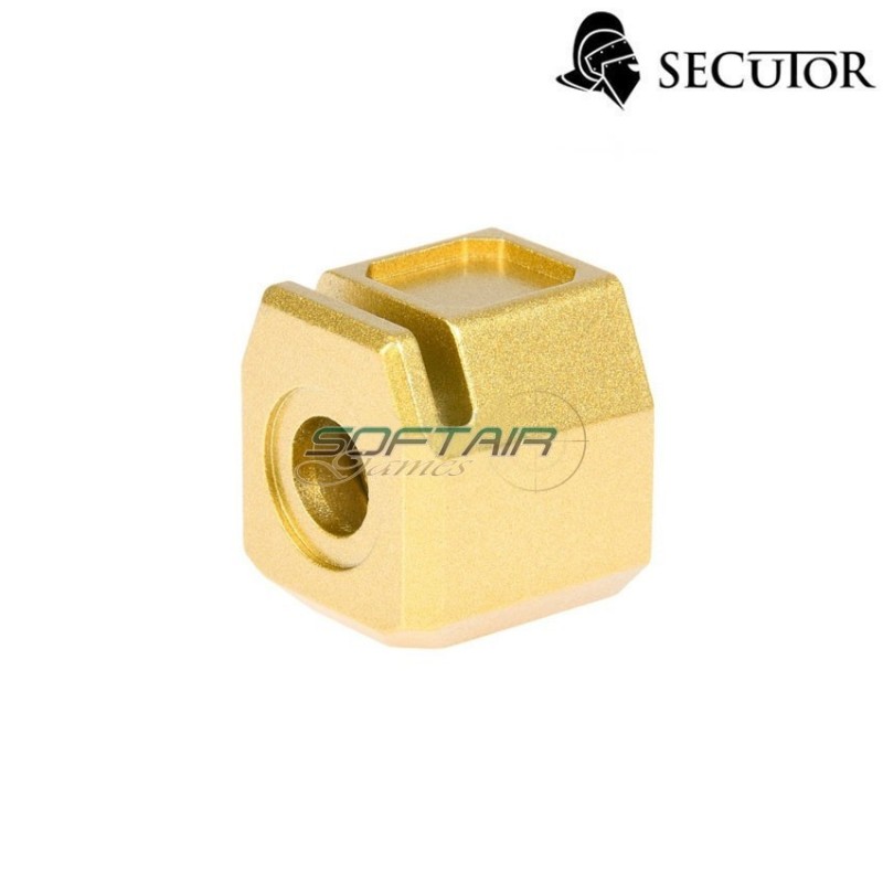 Gold 14x1 ccw pistol compensator ​​secutor (sr-sal1005)