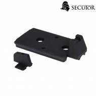 Tacca di mira & rmr piattaforma black per ludus secutor (sr-sal1013)