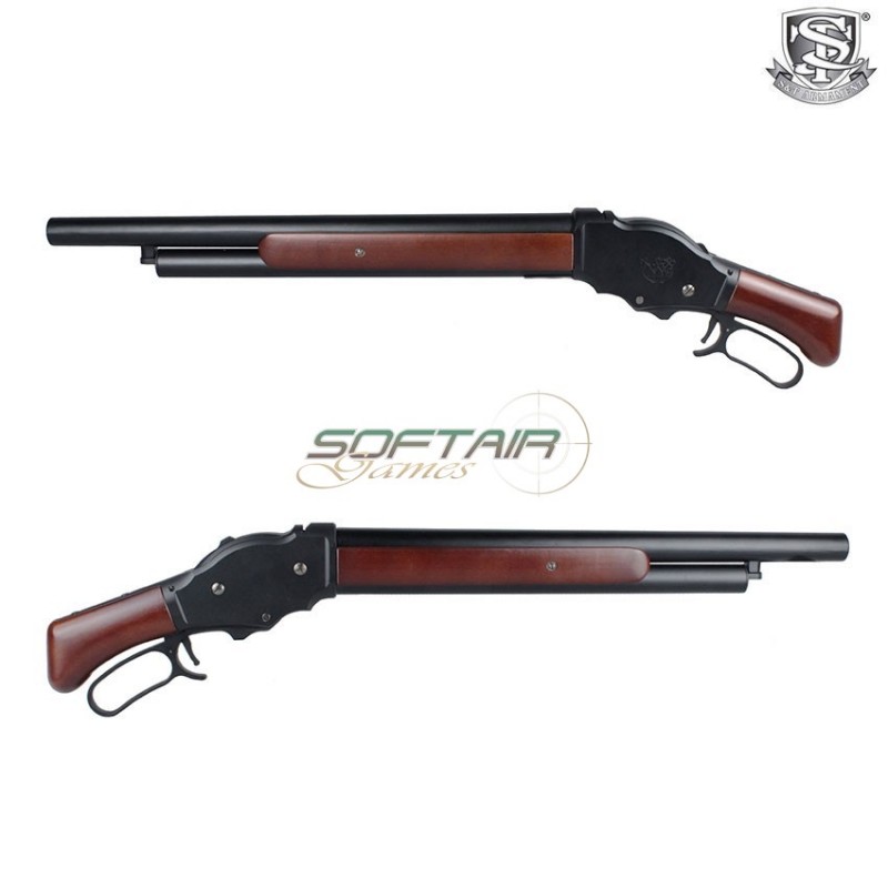 Gas Rifle M1887 Medium Shell Ejecting Shot Real Wood S&t (st-211985)