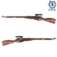 Fucile a molla m1891/30 mosin nagant real wood con pu ottica pps (pps-029607)