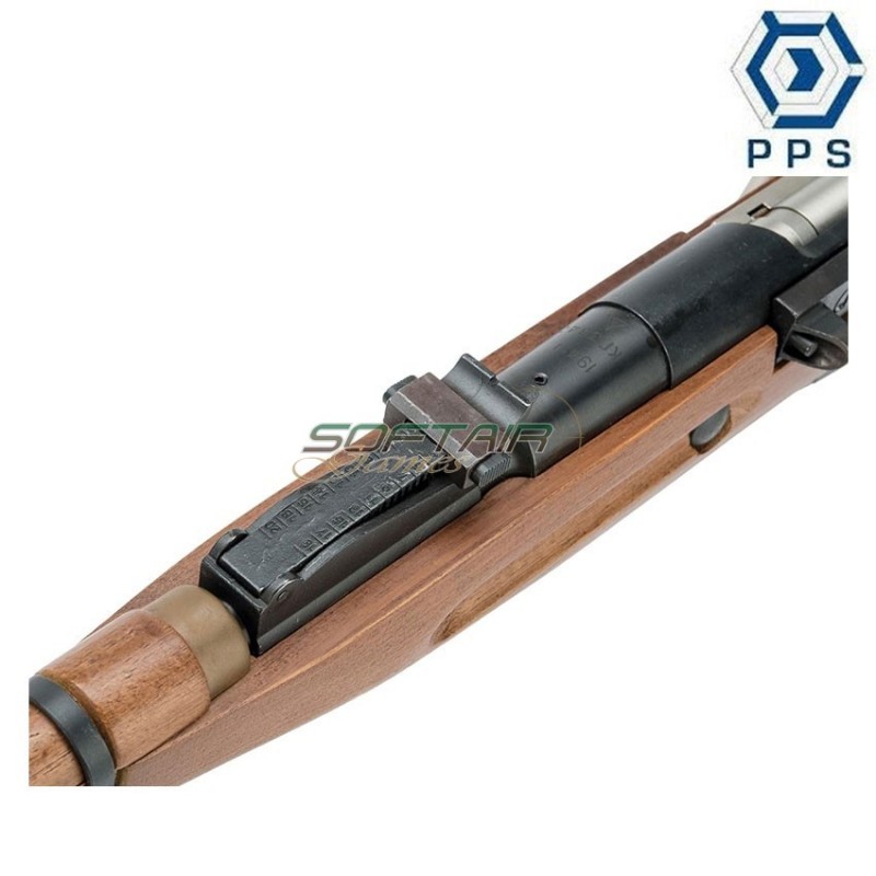 Spring rifle m1891/30 mosin nagant real wood with pu scope pps (pps-029607)