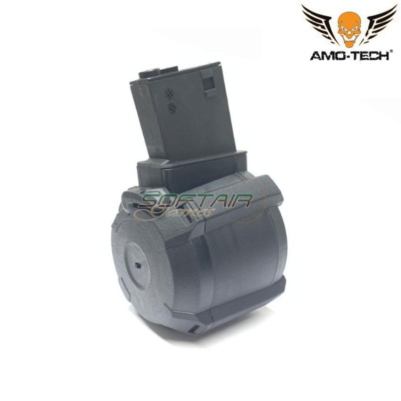 Caricatore elettrico & sound 1200bb delta black per serie m4 amo-tech® (amt-esm-delta-bk)