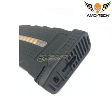 Caricatore monofilare 150bb alfa c/dummy bullets black per serie m4 amo-tech® (amt-js-alfa-bk)