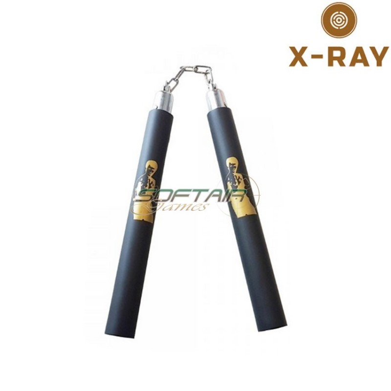 Nunchaku black sponge bruce lee x-ray (xr-210)
