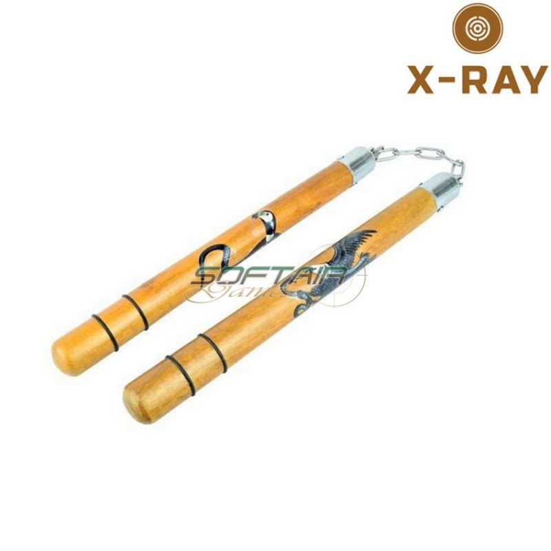 Nunchaku legno aquila & cobra x-ray (xr-259c) Nunchaku legno aquila & cobra x-ray (xr-259c)