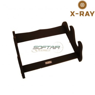 Stand doppio in legno da muro per katana x-ray (xr-ks2)