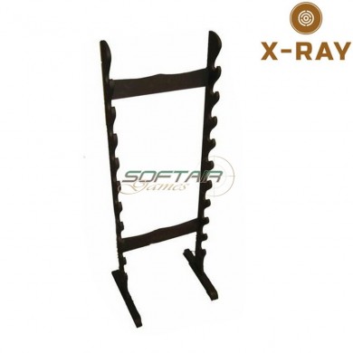 Stand in legno per dieci katane x-ray (xr-ws10)