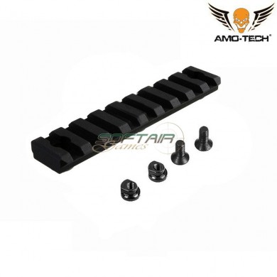 Slitta 9 Slots Rail Black Per Keymod Amo-tech® (amt-273-bk)