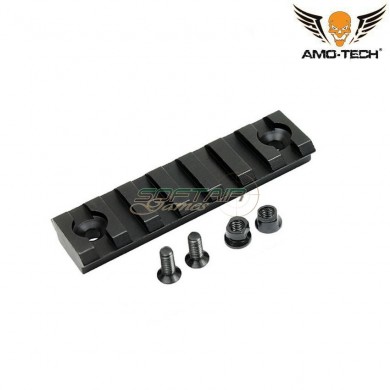 7 Slots Rail Black For Keymod Amo-tech® (amt-272-bk)