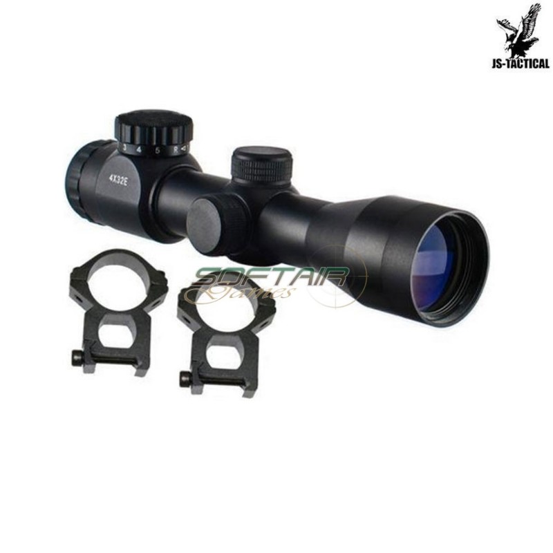 Scope 4x32e Black Js Tactical (js-4x32e)