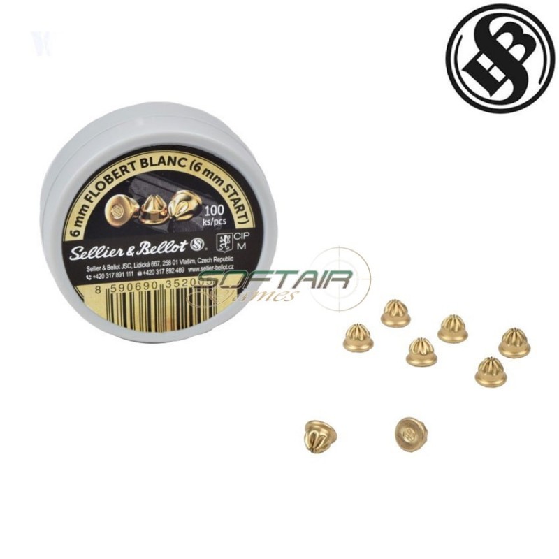 Ammunition blank 6mm 100 pieces sellier & bellot (sb-sb6)