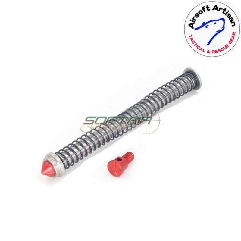 Guidamolla red per glock 17 airsoft artisan (aa-glock-06-rd)