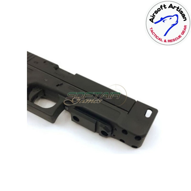 Compensatore black per serie glock airsoft artisan (aa-glock-07)