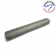 Silencer black 35x220mm 762 type 14mm ccw airsoft artisan (aa-sil-01-bk)