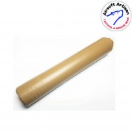 Silenziatore dark earth 35x220mm 762 type 14mm ccw airsoft artisan (aa-sil-01-de)