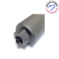 Silencer & inner barrel dark earth 35x220mm 762 type 14mm ccw airsoft artisan (aa-sil-01-de-a)