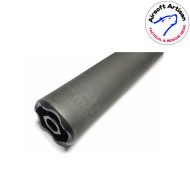 Silencer & inner barrel dark earth 35x220mm 762 type 14mm ccw airsoft artisan (aa-sil-01-de-a)