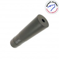 Silenziatore black dtk type 14mm ccw airsoft artisan (aa-sil-06-14)