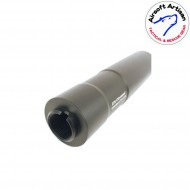 Silencer black dtk type 24mm cw airsoft artisan (aa-sil-06-24)