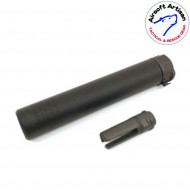 Silenziatore & prong spegnifiamma black 8.4" sf socom type 14mm ccw airsoft artisan (aa-sil-07-bk) Silenziatore & prong spegnifiamma black 8.4" sf socom type 14mm ccw airsoft artisan (aa-sil-07-bk)