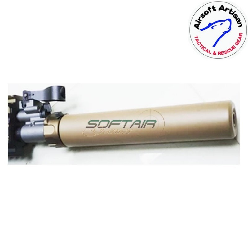 Silenziatore & prong spegnifiamma black 8.4" sf socom type 14mm ccw airsoft artisan (aa-sil-07-bk) Silenziatore & prong spegnifiamma black 8.4" sf socom type 14mm ccw airsoft artisan (aa-sil-07-bk)