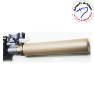 Silenziatore & prong spegnifiamma dark earth 8.4" sf socom type 14mm ccw airsoft artisan (aa-sil-07-de) Silenziatore & prong spegnifiamma dark earth 8.4" sf socom type 14mm ccw airsoft artisan (aa-sil-07-de)