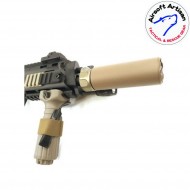 Silenziatore & spegnifiamma per mp7/vector black sf type 11mm ccw airsoft artisan (aa-sil-09-bk-a) Silenziatore & spegnifiamma per mp7/vector black sf type 11mm ccw airsoft artisan (aa-sil-09-bk-a)