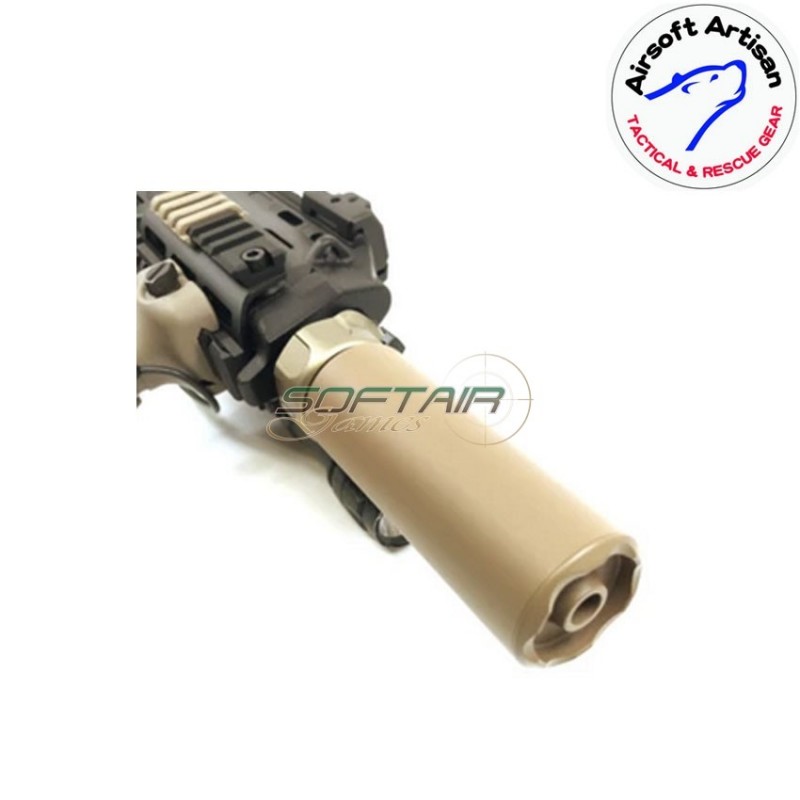 Silencer & flash hider for mp7/vector black sf type 11mm cw airsoft artisan (aa-sil-09-bk-b) Silencer & flash hider for mp7/vector black sf type 11mm cw airsoft artisan (aa-sil-09-bk-b)