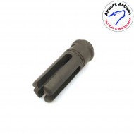 Flash hider sf socom type 4 prong 14mm cw airsoft artisan (aa-fh-01-a)