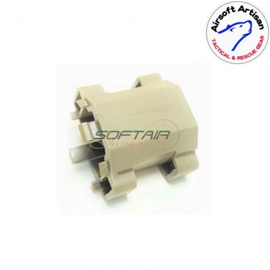 Estensione batteria dark earth per ares amoeba 013/014/015 airsoft artisan (aa-amoeba-05-de)