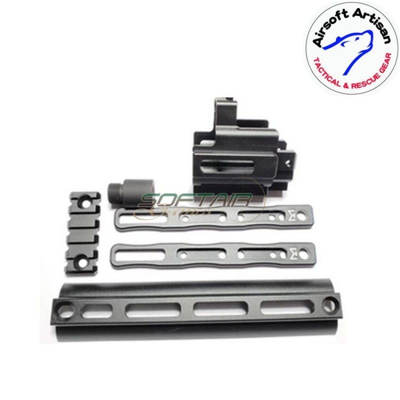 Scar ebb marui adapter kit set deluxe version black airsoft artisan (aa-scar-02-bk-tm)