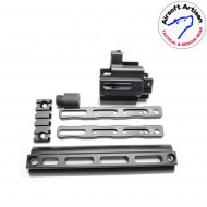 Scar ebb marui adapter kit set deluxe version black airsoft artisan (aa-scar-02-bk-tm)