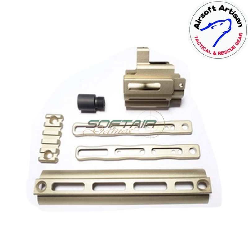 Scar ebb marui adapter kit set deluxe version dark earth airsoft artisan (aa-scar-02-de-tm)