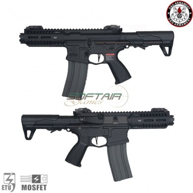 Electric rifle aeg custom sg16 arp 556 fibre black g&g (gg-sg16-arp-556-bk)