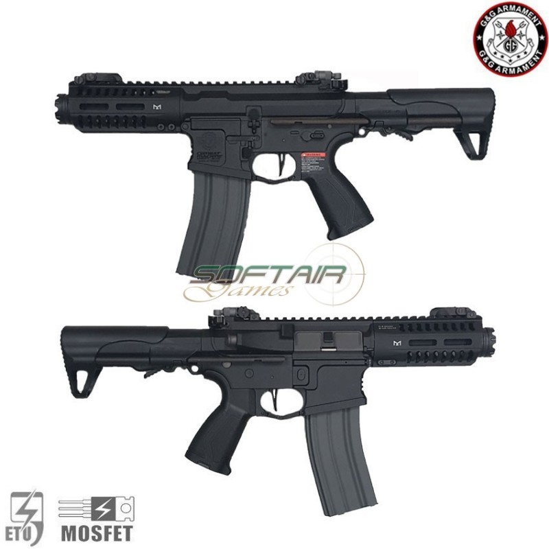 Fucile elettrico aeg custom sg16 arp 556 fibre black g&g (gg-sg16-arp-556-bk)