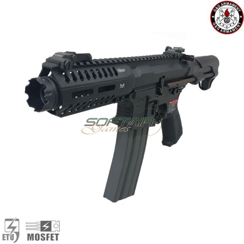 Fucile elettrico aeg custom sg16 arp 556 fibre black g&g (gg-sg16-arp-556-bk)