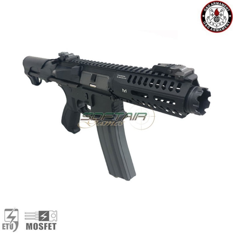 Fucile elettrico aeg custom sg16 arp 556 fibre black g&g (gg-sg16-arp-556-bk)