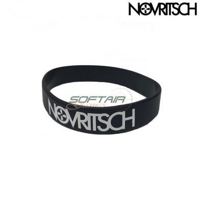 Silicone wrist band black novritsch (no-43)