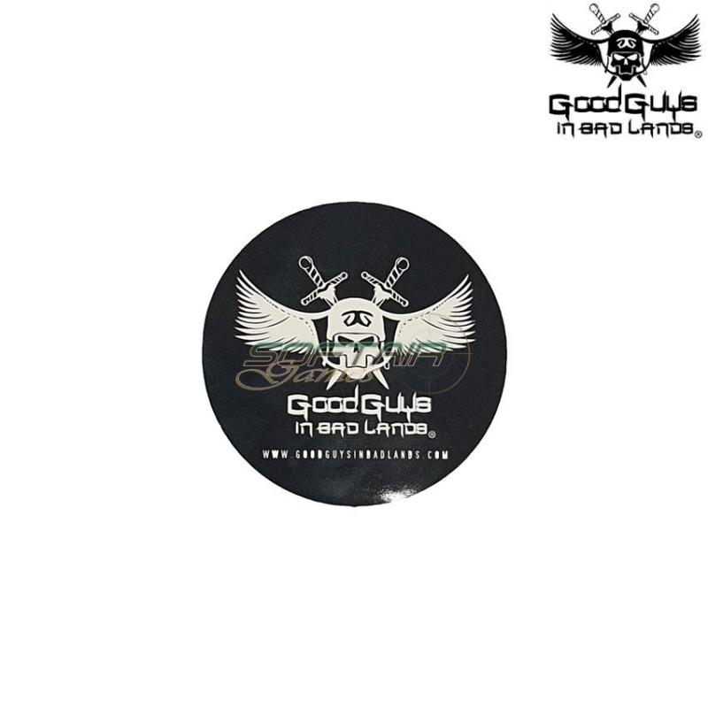 Adhesive 5x5cm round good guys in bad lands (ggbl-ga2002-x)