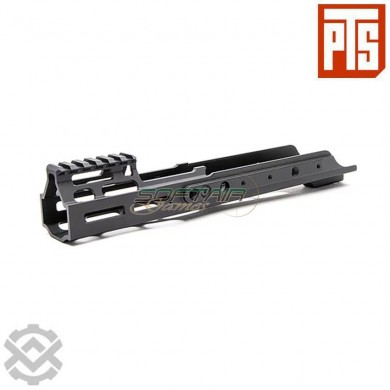 Kinetic™ scar mrex™ LC 4.9" rail black pts® (pts-kn001490307)