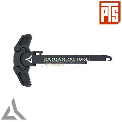 Ambidextrous charging handle black aeg radian raptor-lt pts® (pts-rd007490307)