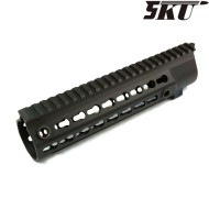 Rail rem ragh keymod 9.5" per 416 type black 5ku (5ku-203-b)